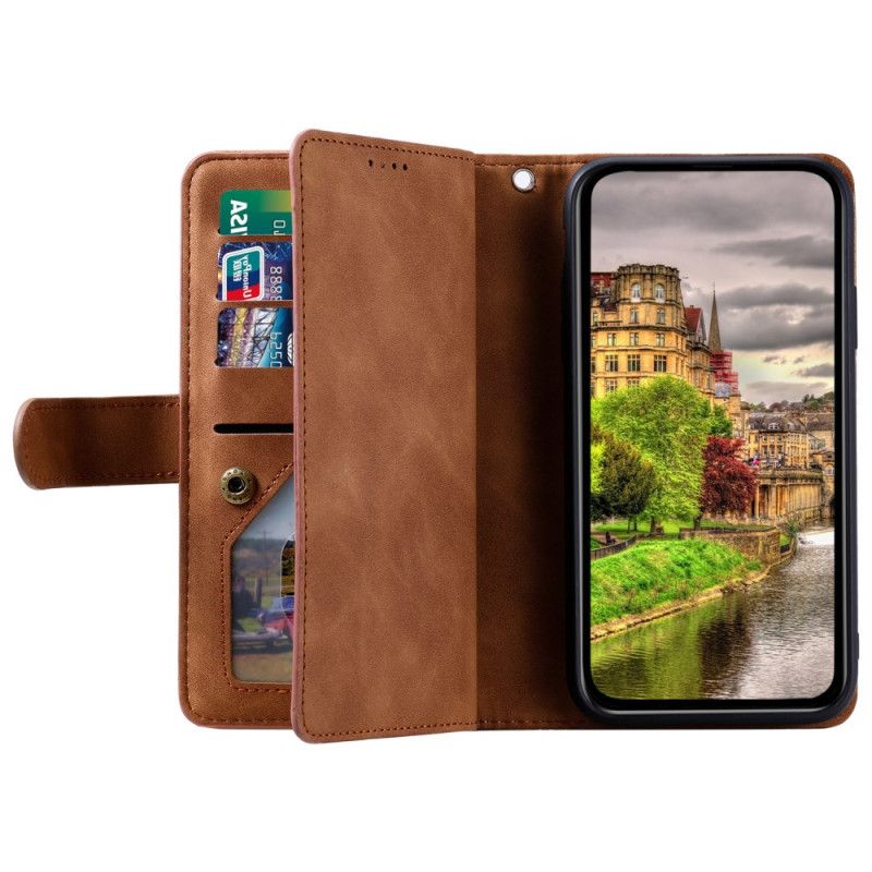 Folio Deksel Poco C75 Multifunksjonell Med Stropp