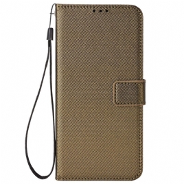 Folio Deksel Poco C75 Prikker Med Stropp