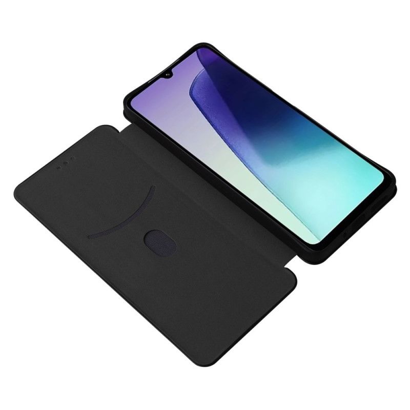 Folio Deksel Til Poco C75 Karbonfibertekstur