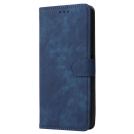 Folio Deksel Til Poco C75 Rfid-blokkering I Semsket Skinneffekt Med Stropp