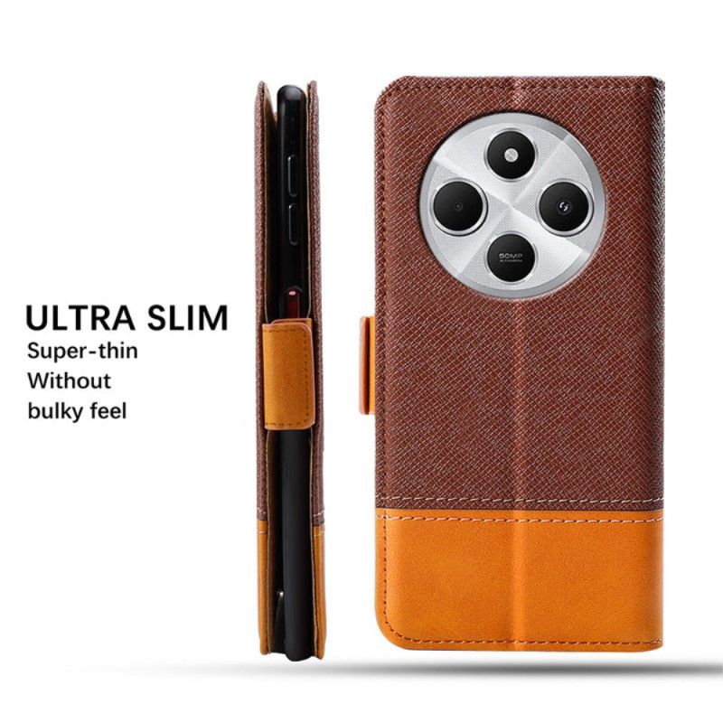 Folio Deksel Til Poco C75 To Teksturer