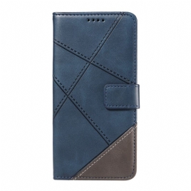 Folio Deksel Til Poco C75 Tofargede Striper