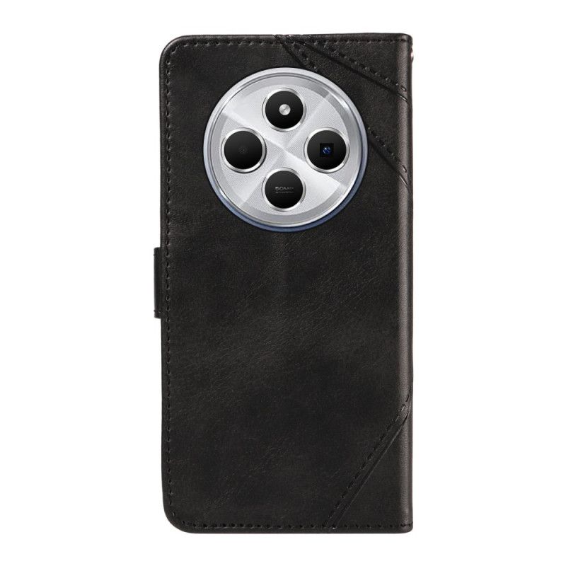 Folio Deksel Til Poco C75 Tofargede Striper