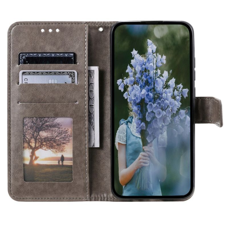 Lærdeksel Folio Deksel Poco C75 Mobildeksel Mandalasol