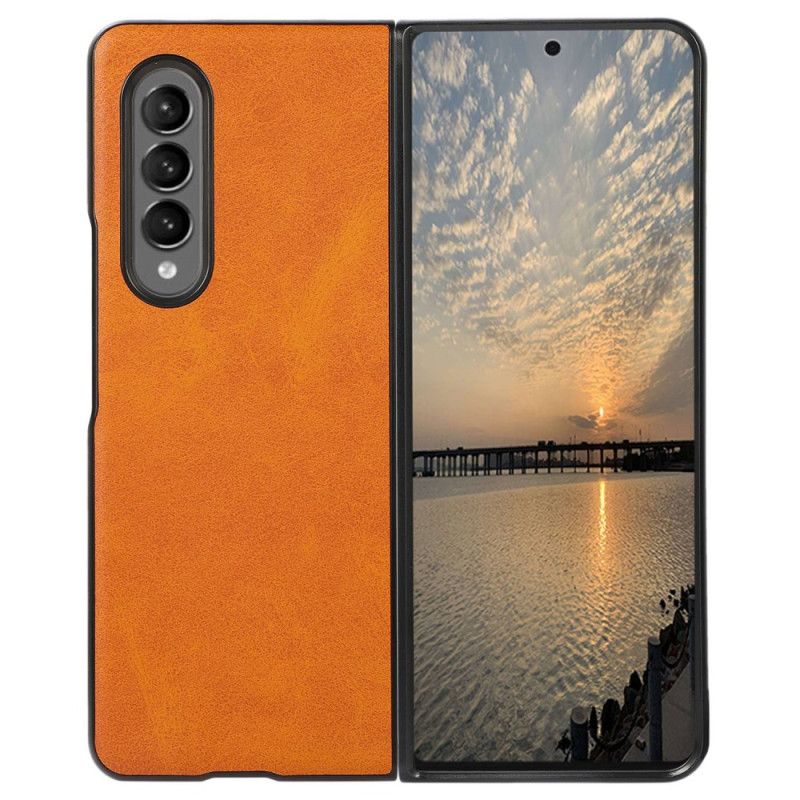 Deksel Til Samsung Galaxy Z Fold 4 Belagt Skinntekstur