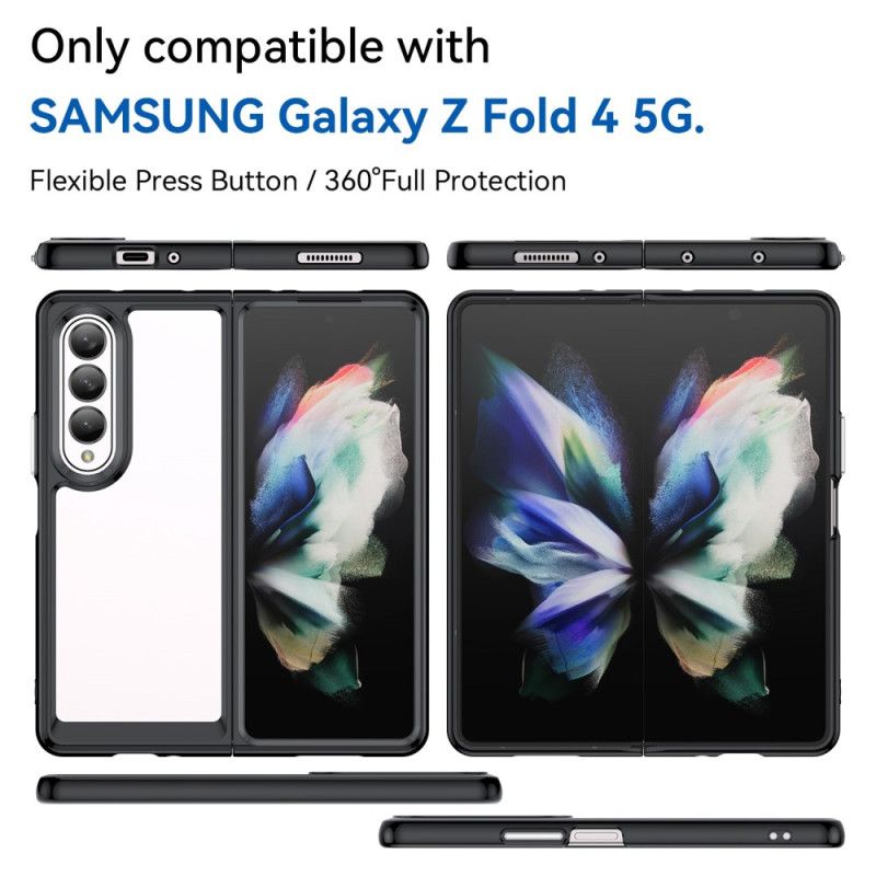 Deksel Til Samsung Galaxy Z Fold 4 Plastfarge