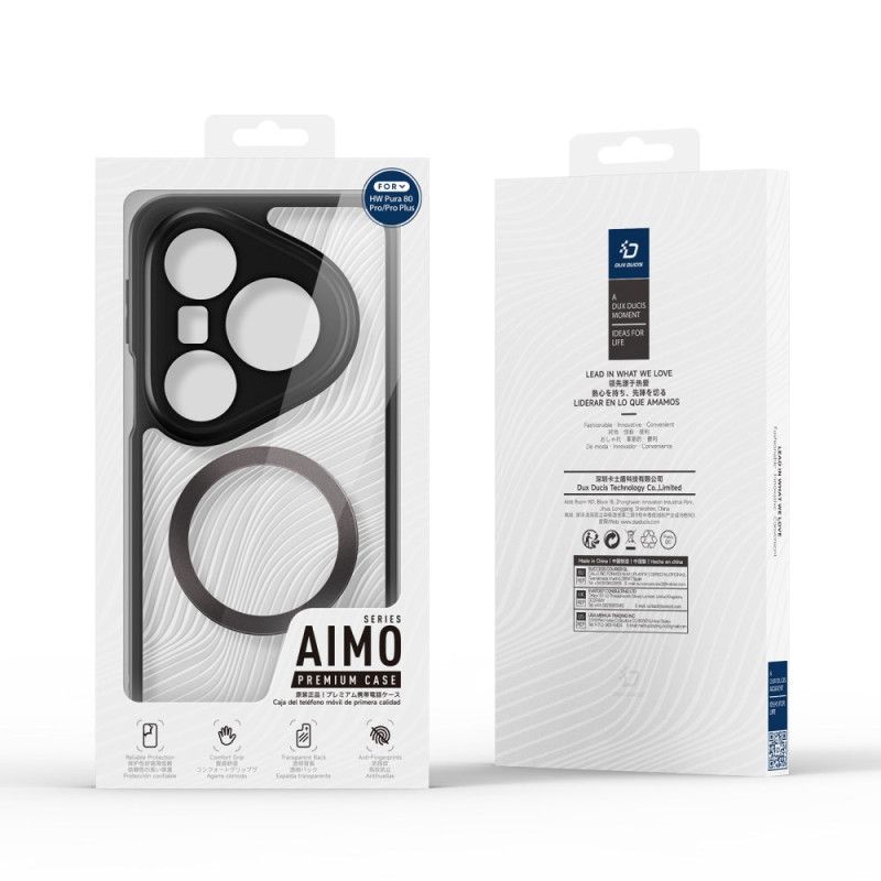 Deksel Huawei Pura 80 Pro Magsafe Aimo-serien Dux Ducis Beskyttelse Deksel