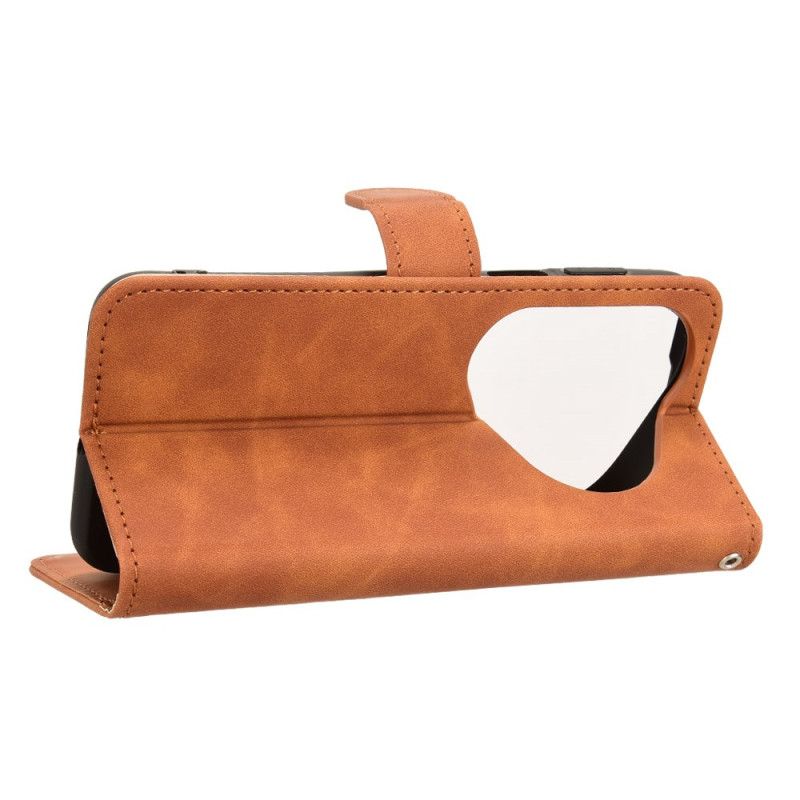 Folio Deksel Huawei Pura 80 Pro Semsket Skinneffekt