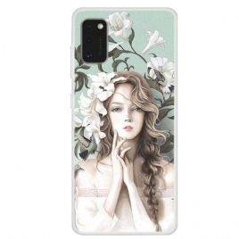 Deksel Til Samsung Galaxy A41 Blomsterkvinnen