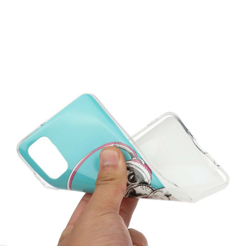 Deksel Til Samsung Galaxy A41 Fluorescerende Hund