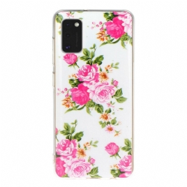 Deksel Til Samsung Galaxy A41 Fluorescerende Liberty-blomster
