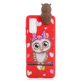 Deksel Til Samsung Galaxy A41 Miss Owl 3d