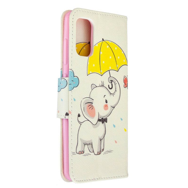 Folio Deksel Til Samsung Galaxy A41 Elefantbaby