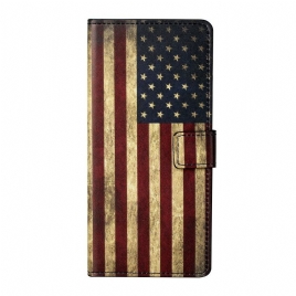 Folio Deksel Til Samsung Galaxy S21 5G Amerikansk Flagg