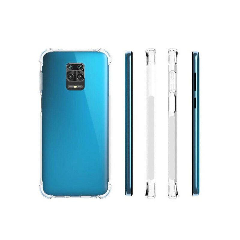 Deksel Til Xiaomi Redmi Note 9S / Note 9 Pro Forsterket Gjennomsiktig