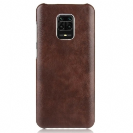 Deksel Til Xiaomi Redmi Note 9S / Note 9 Pro Lichi Skinneffekt