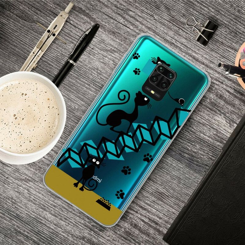 Deksel Til Xiaomi Redmi Note 9S / Note 9 Pro Morsomme Katter