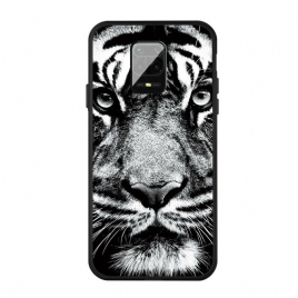 Deksel Til Xiaomi Redmi Note 9S / Note 9 Pro Svart Og Hvit Tiger