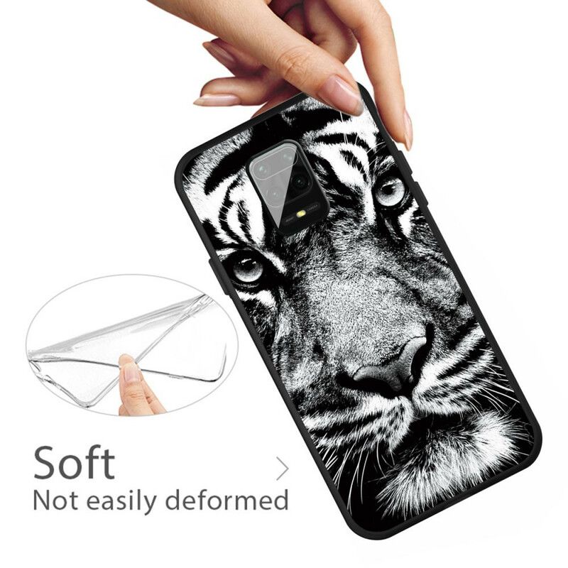 Deksel Til Xiaomi Redmi Note 9S / Note 9 Pro Svart Og Hvit Tiger
