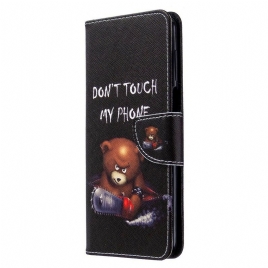 Folio Deksel Til Xiaomi Redmi Note 9S / Note 9 Pro Farlig Bjørn