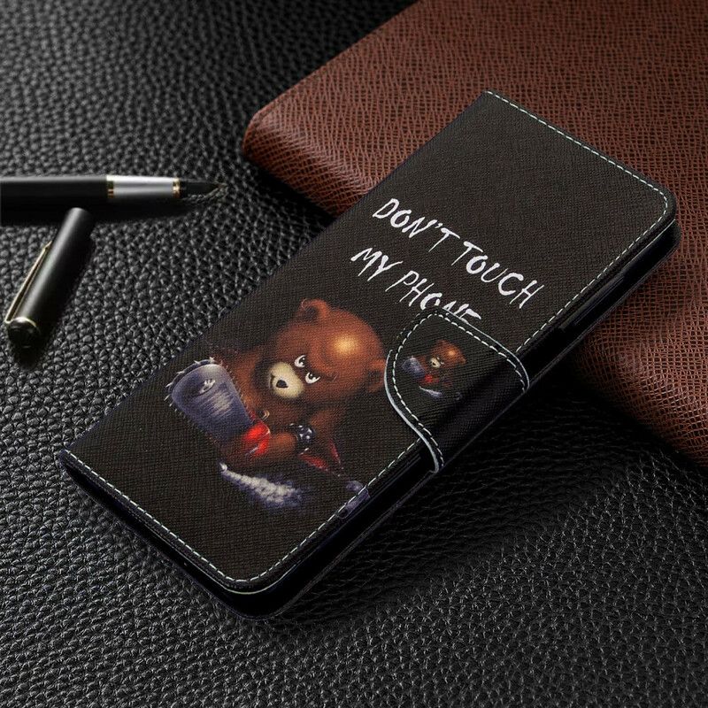 Folio Deksel Til Xiaomi Redmi Note 9S / Note 9 Pro Farlig Bjørn