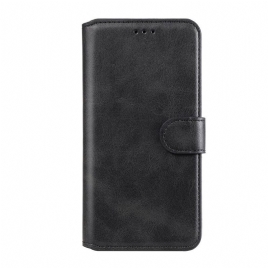 Folio Deksel Til Xiaomi Redmi Note 9S / Note 9 Pro Klassisk Skinnstil