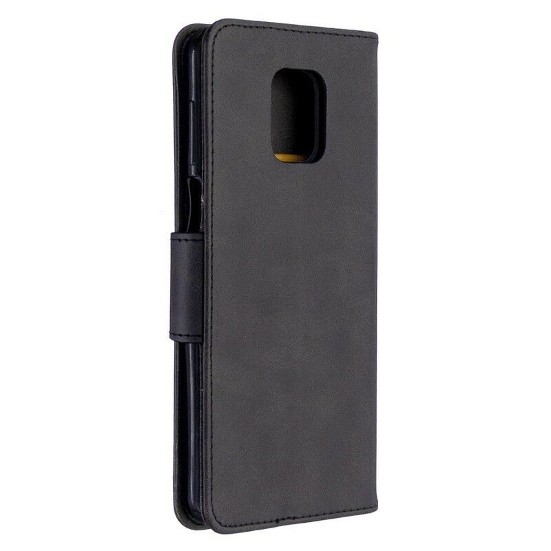 Folio Deksel Til Xiaomi Redmi Note 9S / Note 9 Pro Med Kjede Skinnremstil