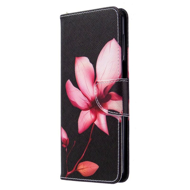 Folio Deksel Til Xiaomi Redmi Note 9S / Note 9 Pro Rosa Blomst