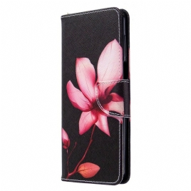 Folio Deksel Til Xiaomi Redmi Note 9S / Note 9 Pro Rosa Blomst