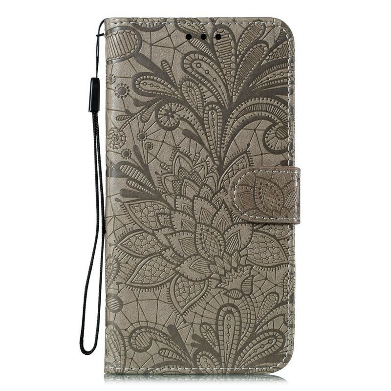 Folio Deksel Til Xiaomi Redmi Note 9S / Note 9 Pro Stammeblomster