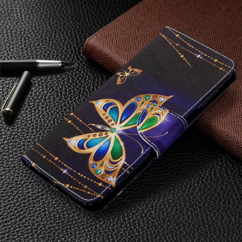 Folio Deksel Til Xiaomi Redmi Note 9S / Note 9 Pro Utrolige Sommerfugler