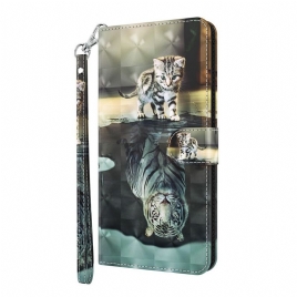 Folio Deksel Til Poco M4 Pro 5G Ernest The Tiger