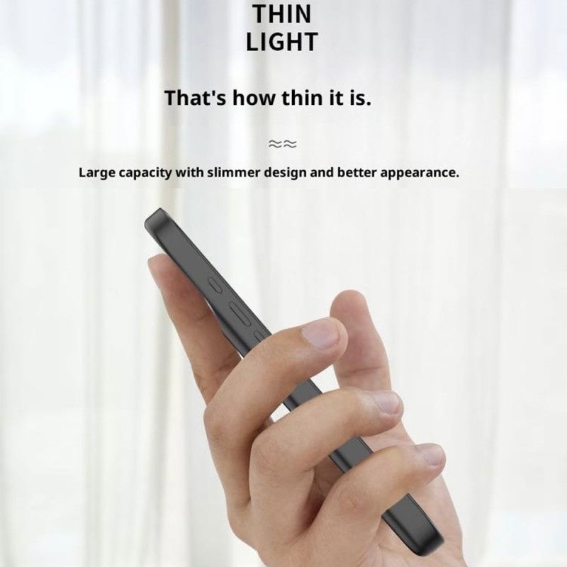 5000mah Eksternt Batterideksel For iPhone 17 Pro Med Innebygd Stativ