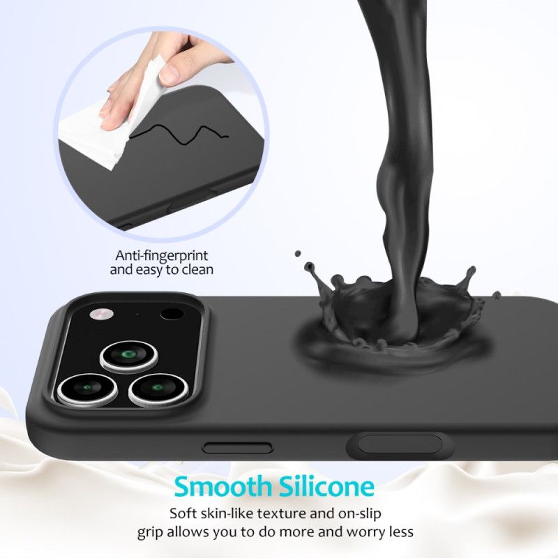 Deksel iPhone 17 Pro Flytende Silikon Beskyttelse Deksel