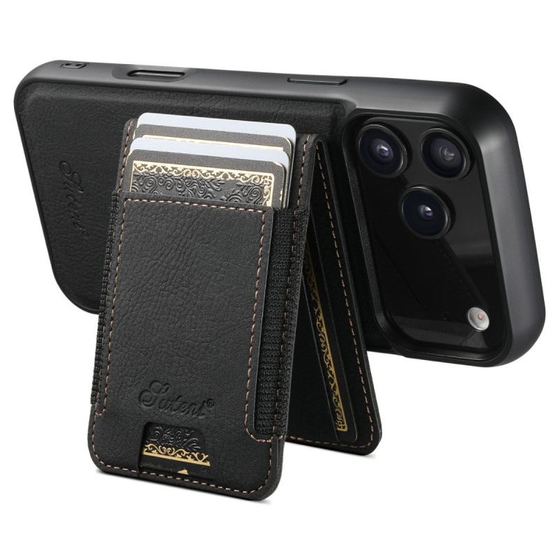 Deksel iPhone 17 Pro Magsafe 2-i-1 Avtakbar Kortholder Beskyttelse Deksel