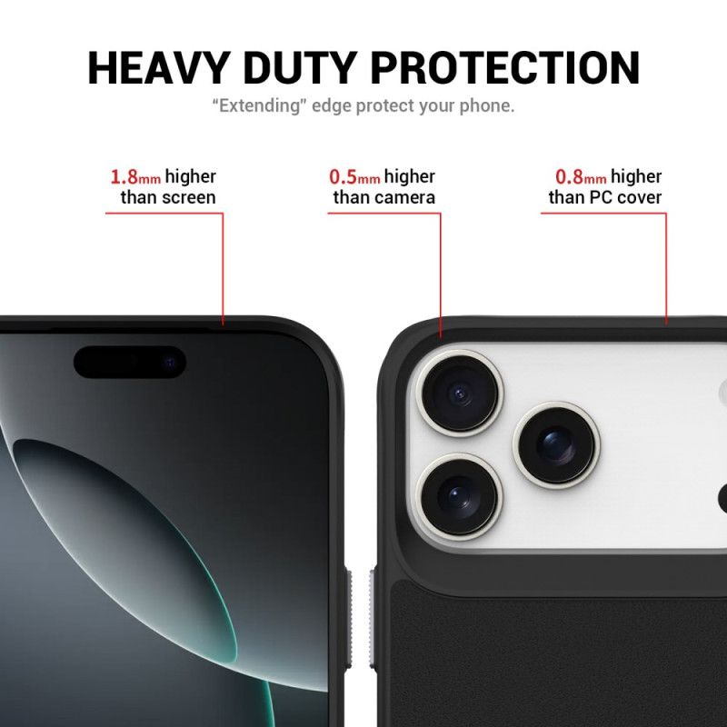 Deksel iPhone 17 Pro Magsafe Kompatibel Med Innebygd Stativ