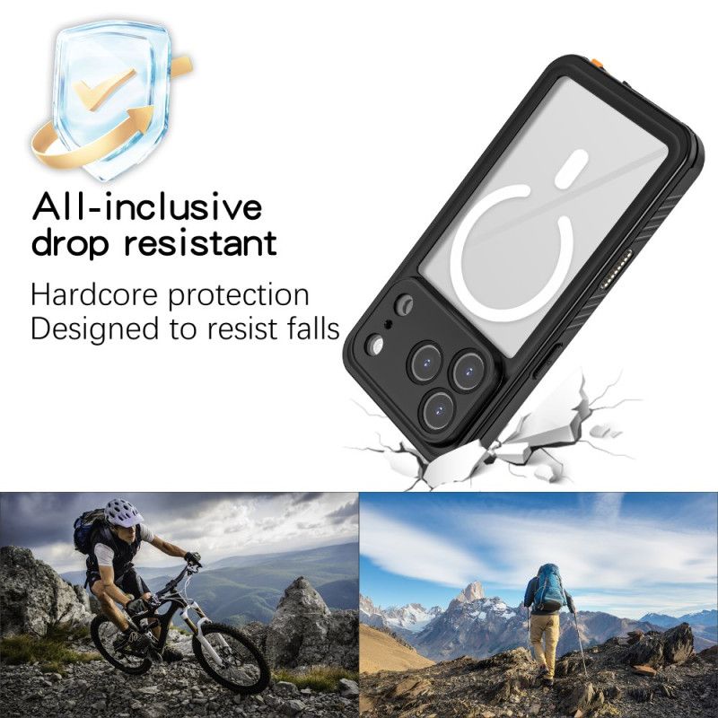 Deksel iPhone 17 Pro Magsafe-kompatibel Vanntett Fs/fm-serie Redpepper