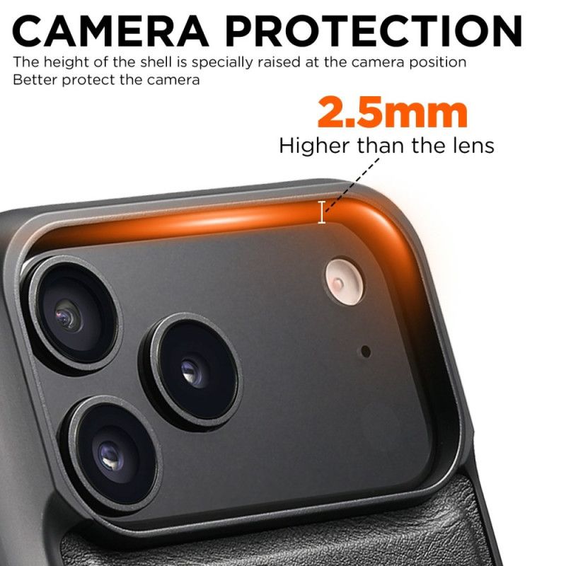 Deksel iPhone 17 Pro Magsafe-kompatibel Vintage Leather Effect