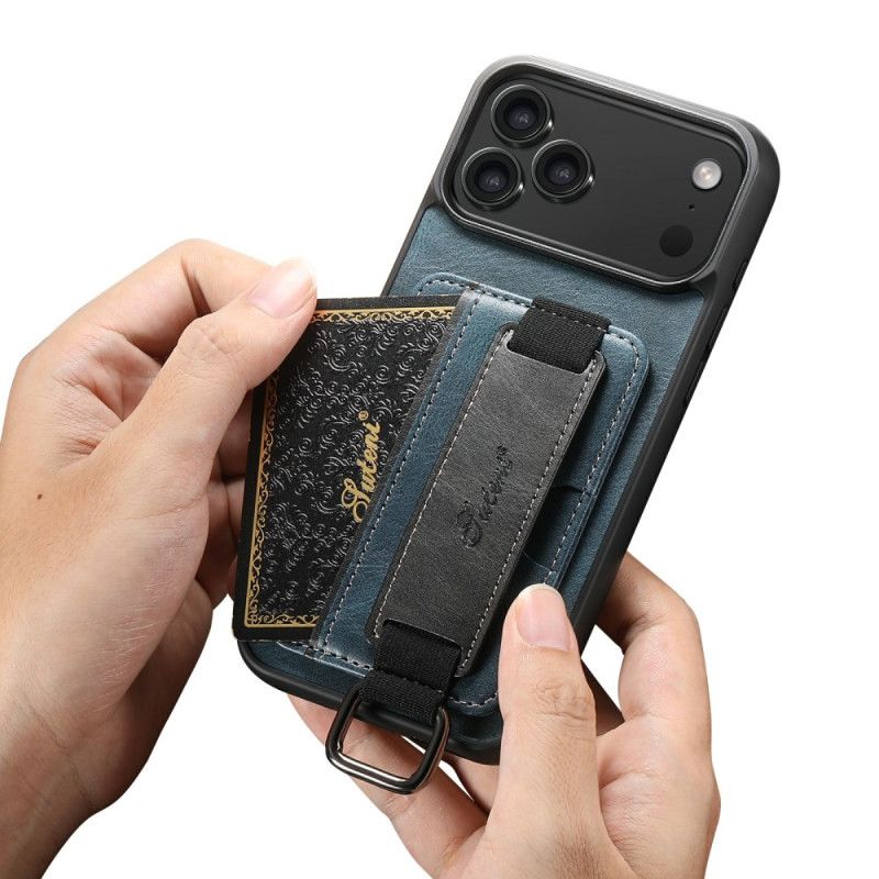 Deksel iPhone 17 Pro Med Kortholder I Retrodesign