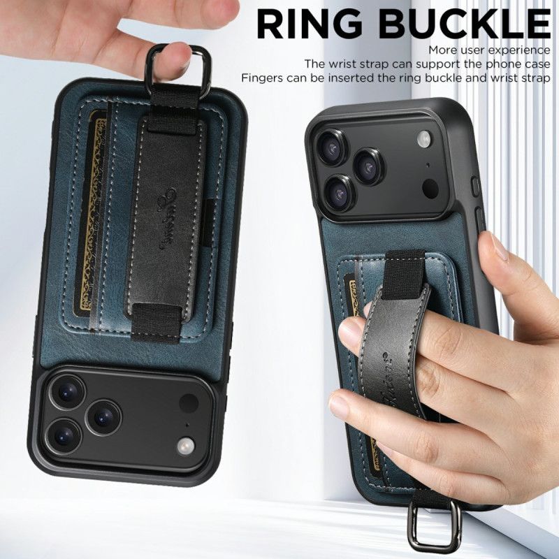 Deksel iPhone 17 Pro Med Kortholder I Retrodesign