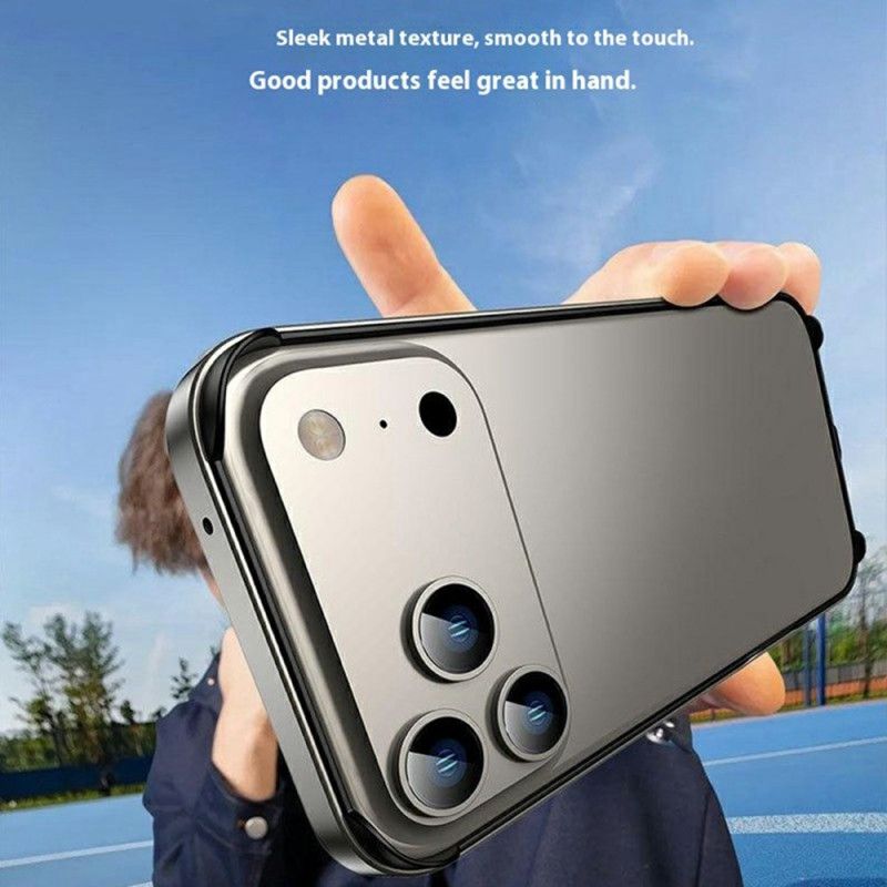 Deksel iPhone 17 Pro Metallstøtfanger Beskyttelse Deksel
