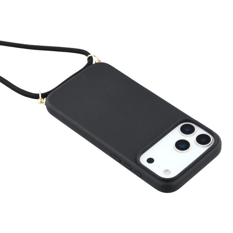 Deksel iPhone 17 Pro Mobildeksel Silikonsnor