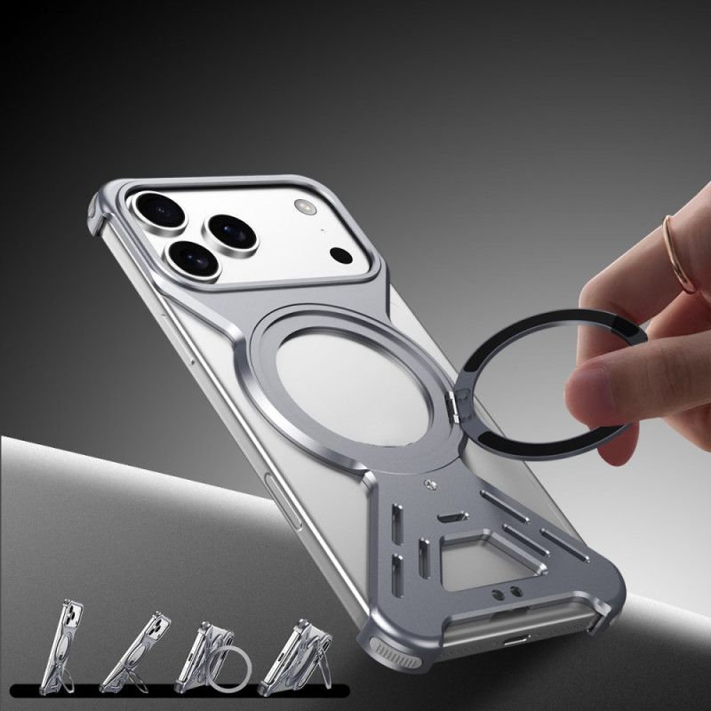 Deksel Til iPhone 17 Pro Magsafe Bumper Med Roterende Stativ