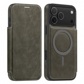 Folio Deksel iPhone 17 Pro Magsafe-kompatibel Rfid-kortholder Beskyttelse Deksel