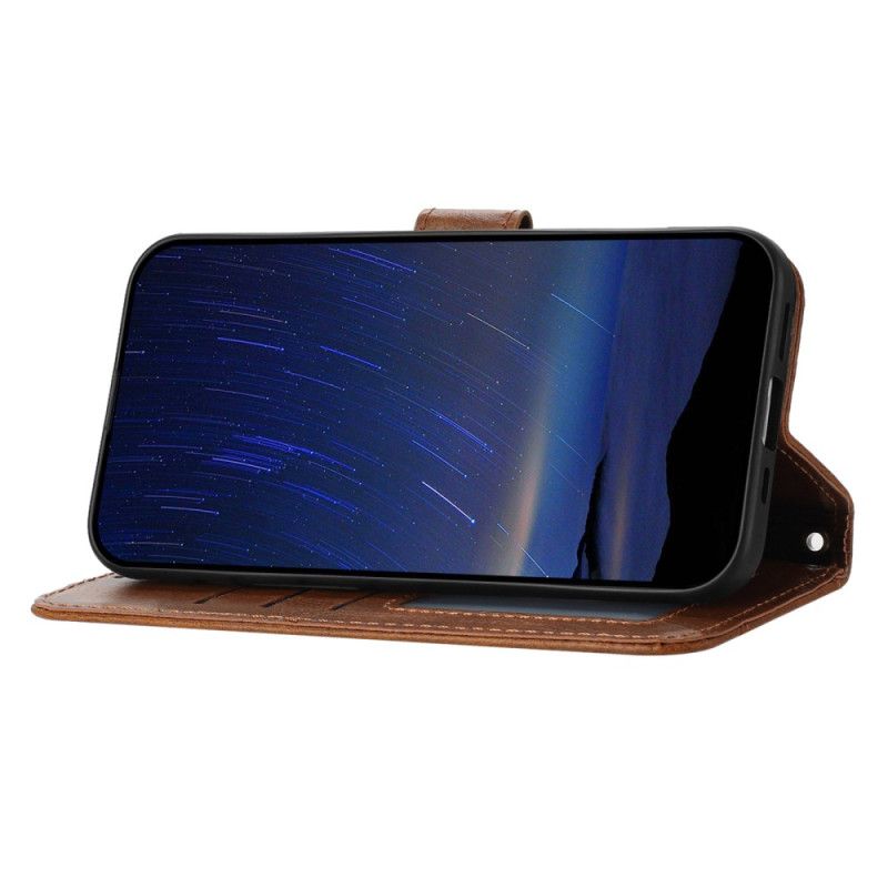 Folio Deksel iPhone 17 Pro Retro Stroppdesign