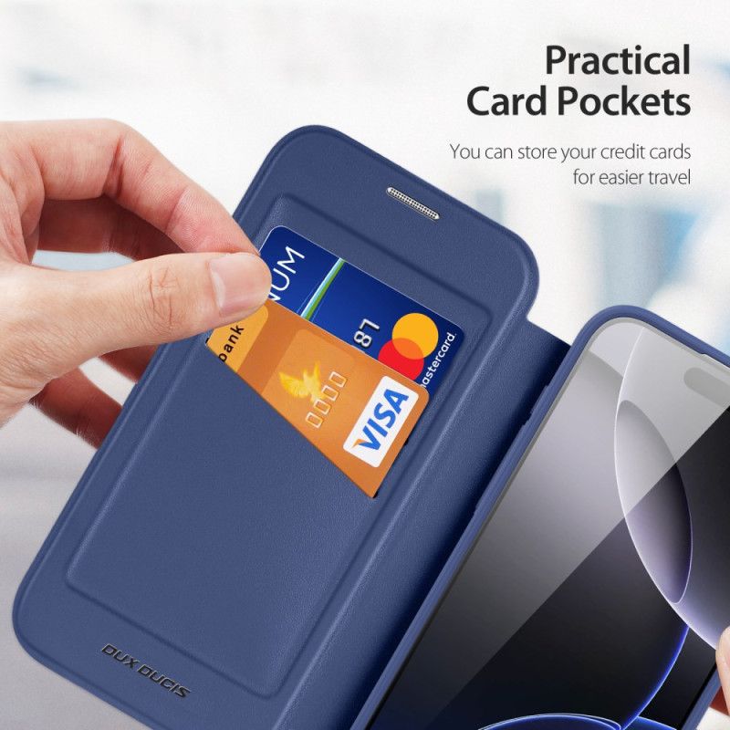 Folio Deksel iPhone 17 Pro Skin X Pro-serien Med Dux Ducis-stativ