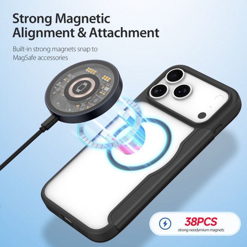 Folio Deksel Lær iPhone 17 Pro Dux Ducis X Pro-seriens Deksel