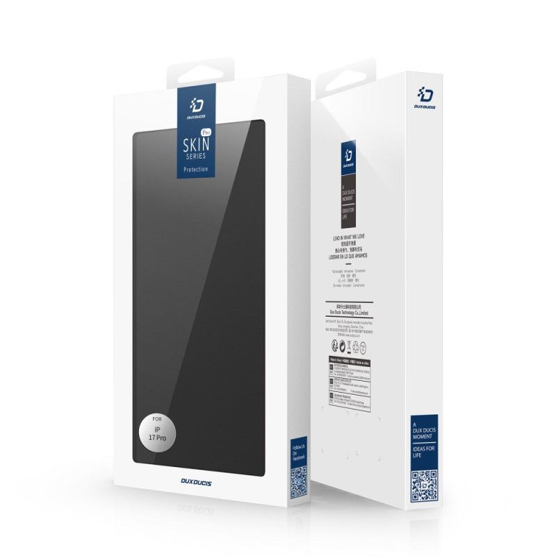 Folio Deksel Lær iPhone 17 Pro Mobildeksel Skin Pro-serien Dux Ducis