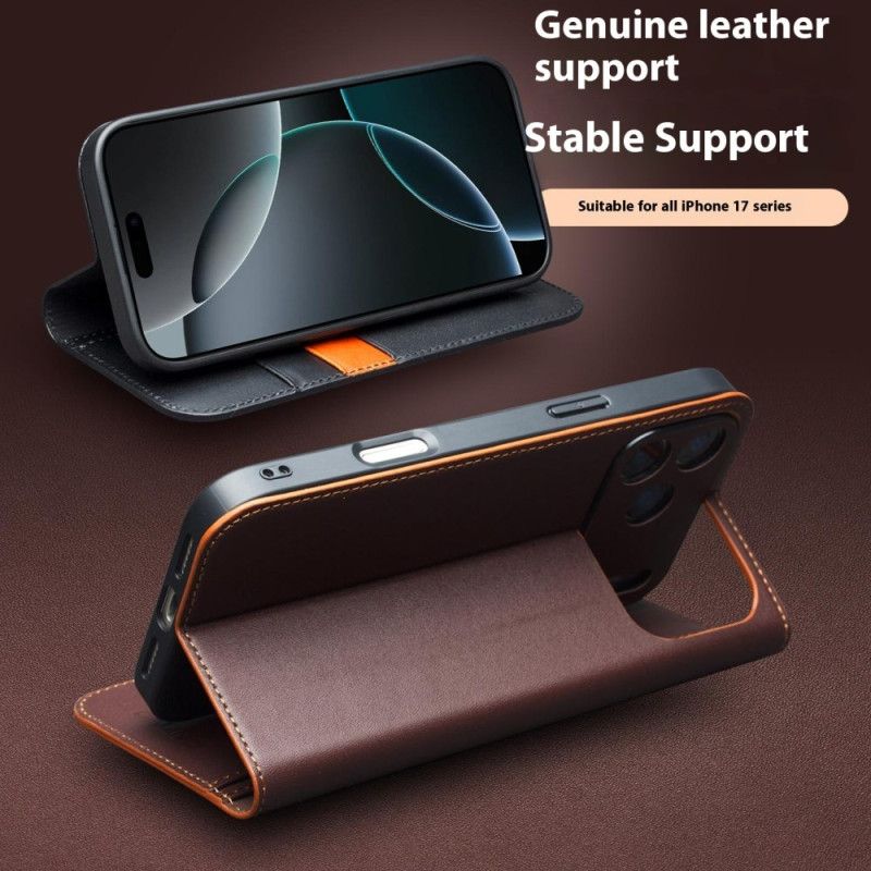 Folio Deksel Lær iPhone 17 Pro Qialino