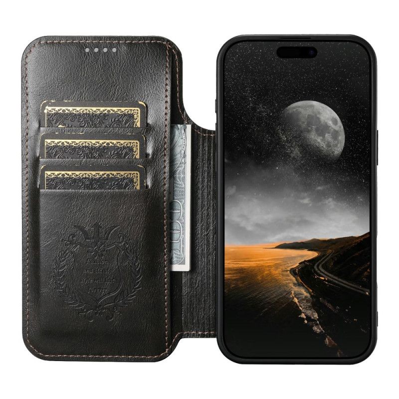 Lærdeksel Folio Deksel iPhone 17 Pro Mobildeksel Magsafe-kompatibel Læreffekt